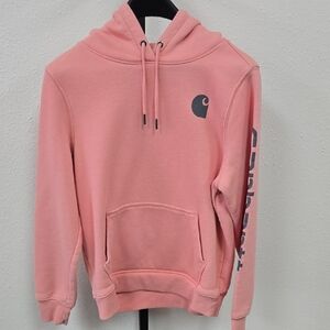 Carhartt Coral Hoodie with Logo